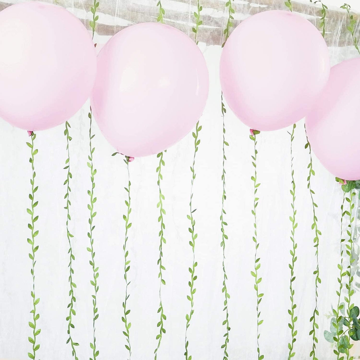 265 Ft Leaf Ribbon, Artificial Vines Leaves String Trim Ribbon Wild Jungle Botanical Greenery for Baby Shower Party Wedding Home Wreaths & DIY Craft - Lasercutwraps Shop