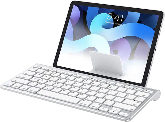 iPad Keyboard with Sliding Stand, Ultra-Slim Bluetooth Keyboard for iPad Air - Lasercutwraps Shop