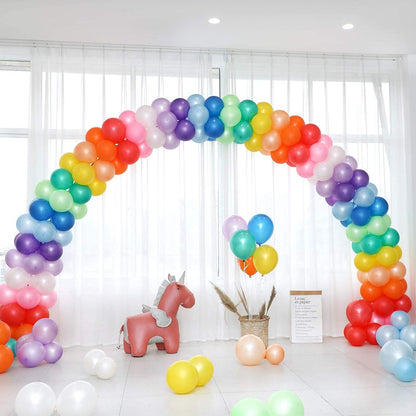 120 Balloons Assorted Color 12 Inches Rainbow Latex Balloons, 12 Bright Color Party Balloons for Birthday Baby Shower Wedding Party Supplies - Lasercutwraps Shop