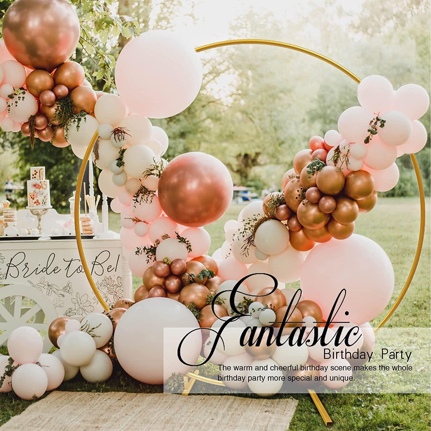 Wedding Arches for Ceremony Wedding Arch Circle Backdrop Stand Round Backdrop Stand Balloon Arch Stand Circle Balloon Arch Frame - Lasercutwraps Shop