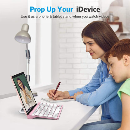 iPad Keyboard with Sliding Stand, Ultra-Slim Bluetooth Keyboard for iPad Air - Lasercutwraps Shop
