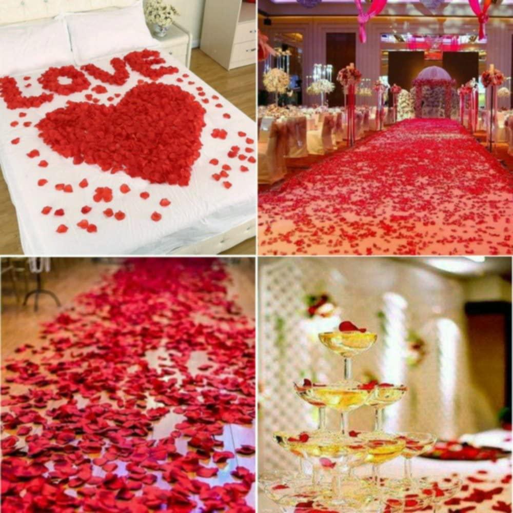 7000 PCS Silk Rose Petals Wedding Flower Decoration - Lasercutwraps Shop