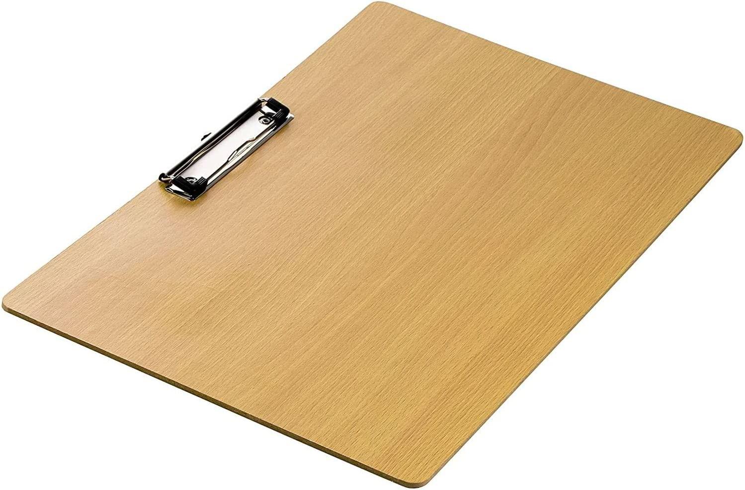Large Landscape Clipboard, Wooden Lap Board for Drawing and