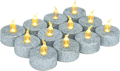 LED Candles, Lasts 3X Longer 150 Hours, Realistic Tea Lights, LED Tea Lights, Flickering Bright Tealights,, Batteries Included, Set of 12 - Lasercutwraps Shop