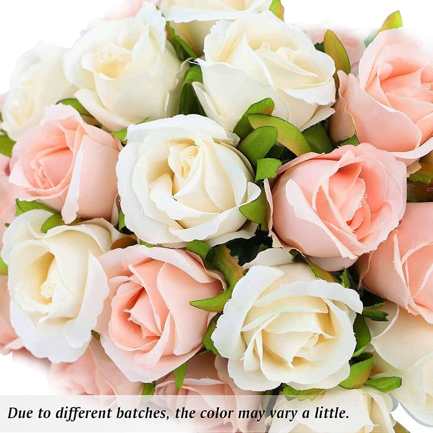 24 Heads Artificial Rose Flowers Bouquet Silk Flowers Rose for Home Bridal Wedding Party - Lasercutwraps Shop