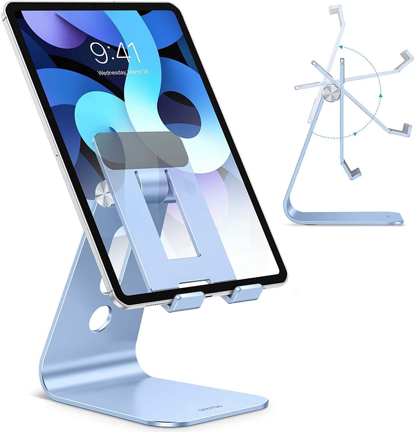 Adjustable Tablet Stand for Desk, Upgraded Longer Arms for Greater Stability - Lasercutwraps Shop