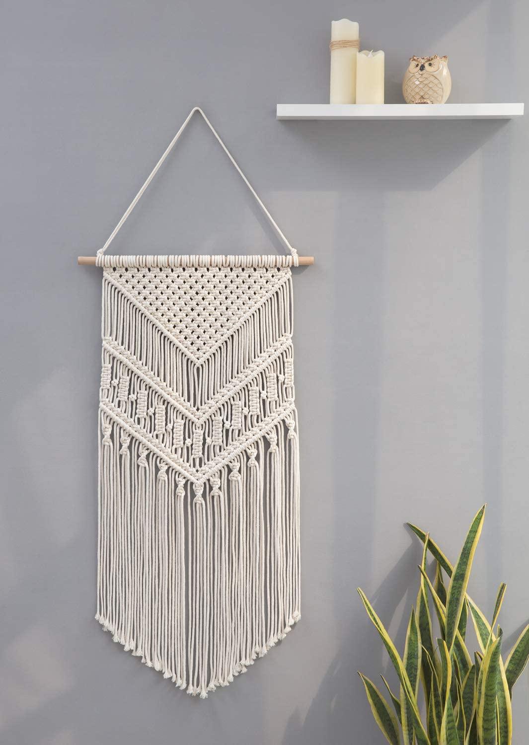 Macrame Wall Hanging Art Woven Boho Home Décor - Lasercutwraps Shop