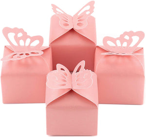 50pcs Butterfly Favor Boxes Girl Baby Shower Butterfly Candy Box Favor Box - Lasercutwraps Shop