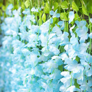 Artificial Wisteria Vine Hanging Garland Silk Long Hanging Bush Flowers String Wedding Birthday Home Party Decorations - Lasercutwraps Shop