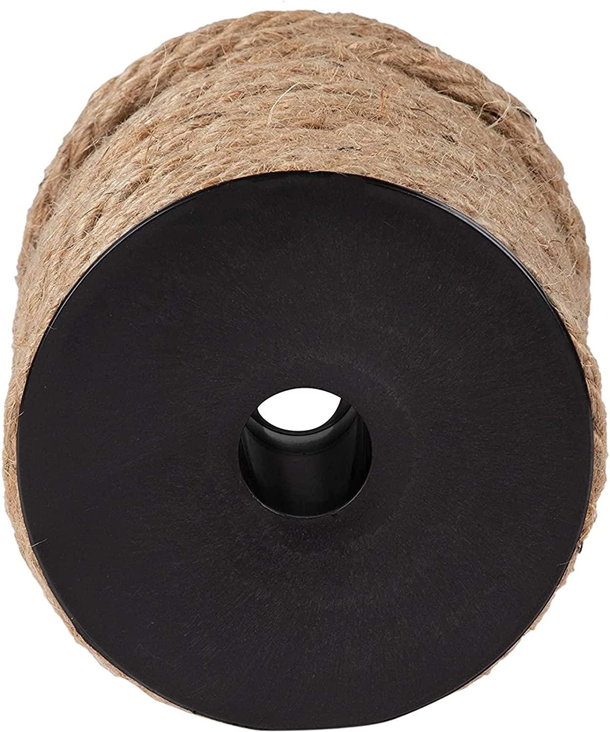 Nautical Rope for Crafts 100 Feet 5mm, Thick Hemp Jute Twine, Brown - Lasercutwraps Shop