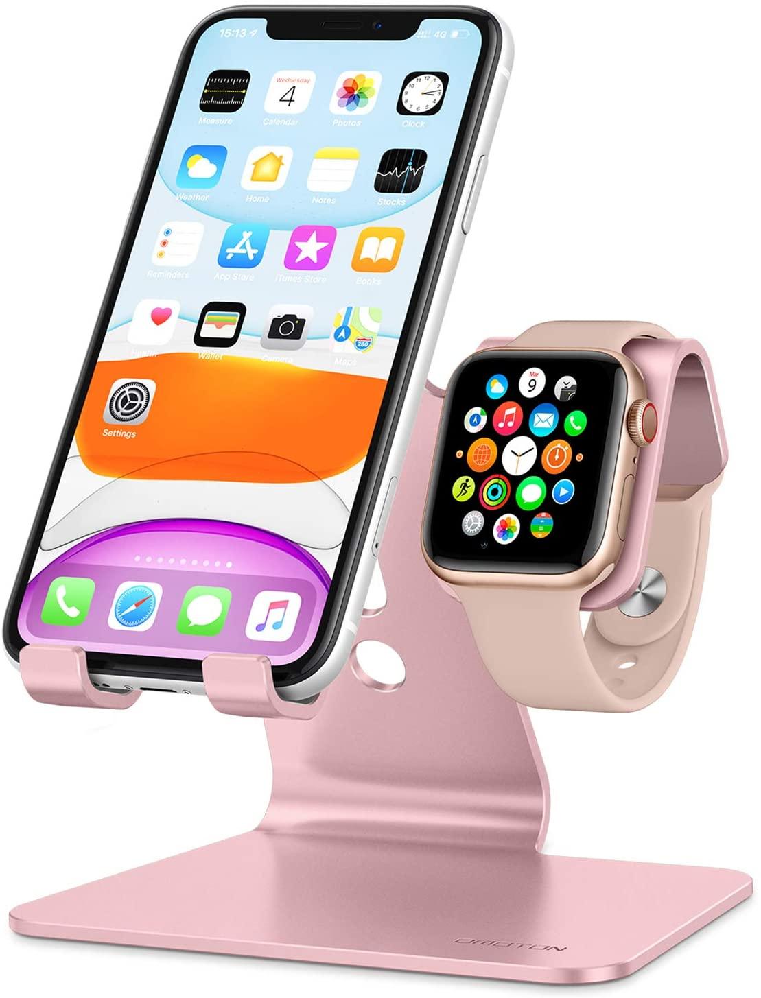 2 in 1 Universal Desktop Stand Holder for iPhone and Apple Watch - Lasercutwraps Shop