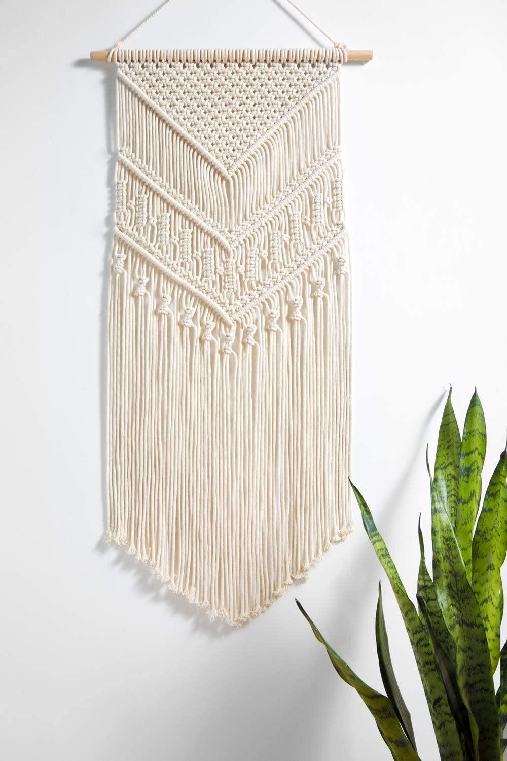 Macrame Wall Hanging Art Woven Boho Home Décor - Lasercutwraps Shop