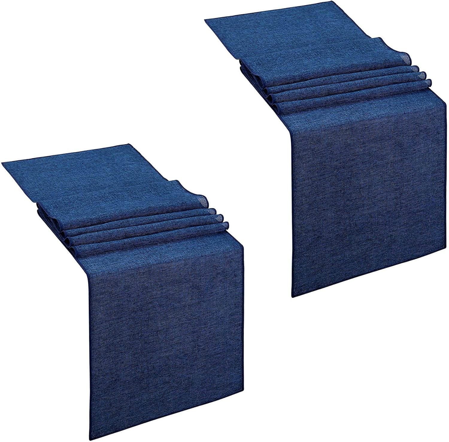 Burlap Table Runner Farmhouse Jute Table Runners 2 Pack 13 x 108 inch Khaki Burlap Fabric for Farmhouse Wedding Table Decorations - Lasercutwraps Shop