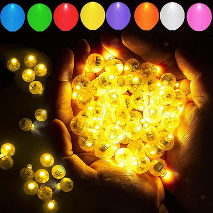 100pcs LED Balloon Light,Tiny Led Light Mini Round Led Ball Lamp for Paper Lantern Balloon,Indoor Outdoor Party Wedding Decoration Supplies - Lasercutwraps Shop