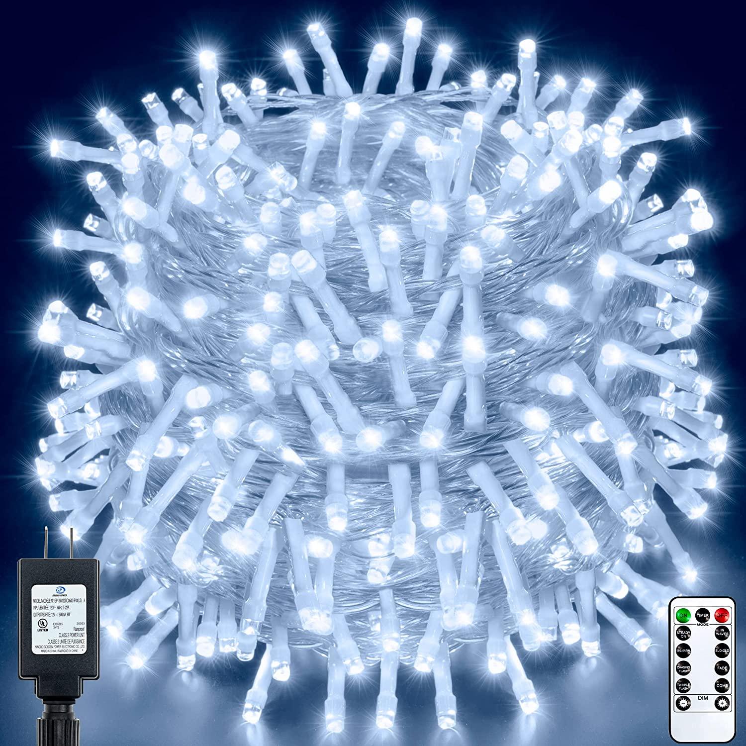 800led/330ft with remote, waterproof warm white