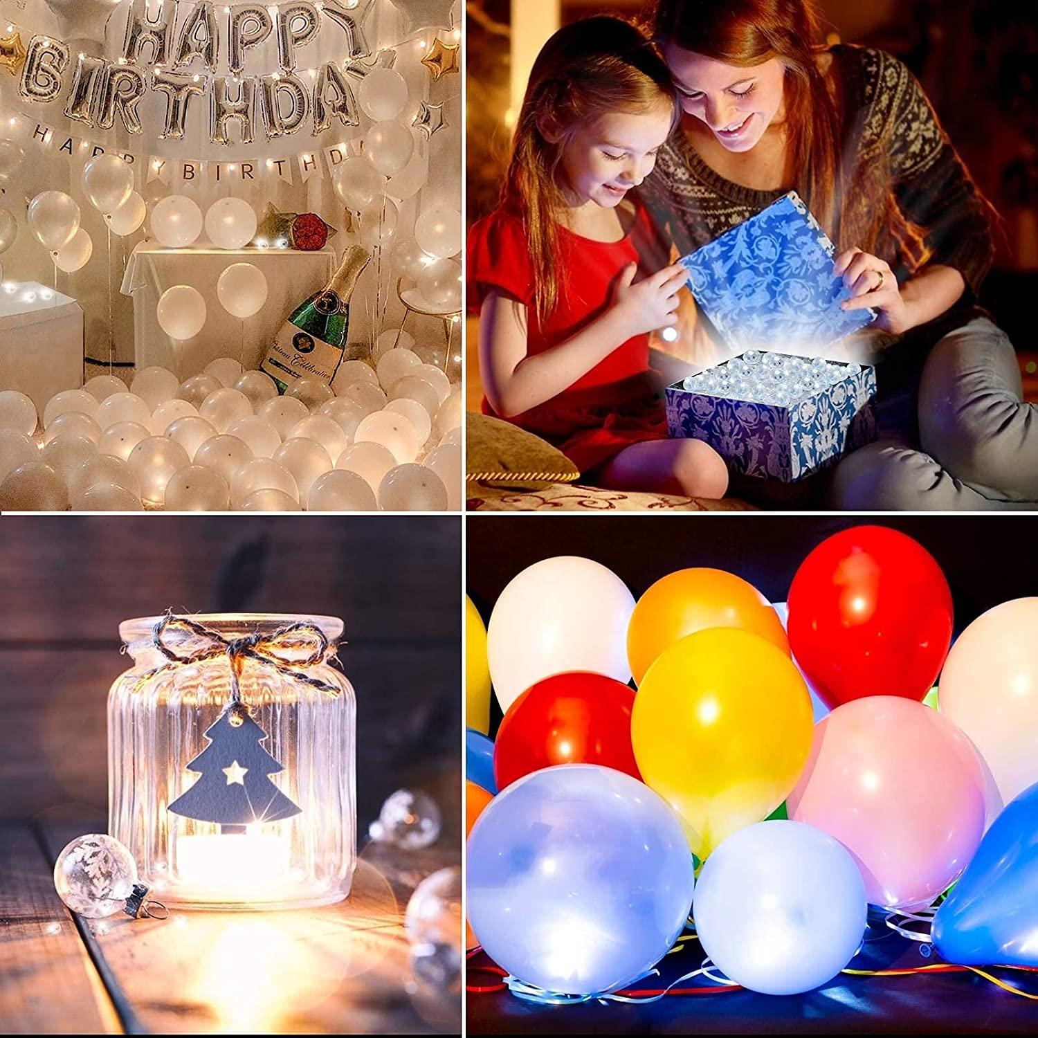 100pcs LED Balloon Light,Tiny Led Light Mini Round Led Ball Lamp for Paper Lantern Balloon,Indoor Outdoor Party Wedding Decoration Supplies - Lasercutwraps Shop