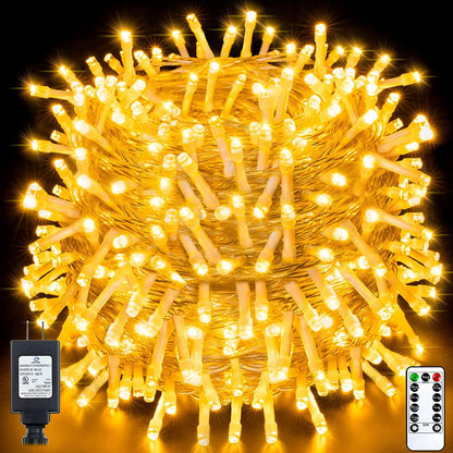 Outdoor String Lights 800LED/330FT with Remote for Wedding and Christmas - Lasercutwraps Shop