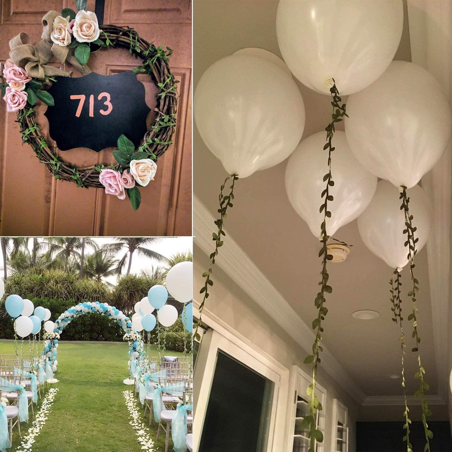 265 Feet Artificial Leaf Garlands Fake Hanging Plants Fake Foliage Garland DIY for Wreath Party Wedding Wall Crafts Decor - Lasercutwraps Shop
