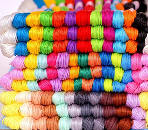 105 Skeins Embroidery Floss - Cross Stitch Threads - Friendship Bracelets Floss - Crafts Floss with 30 Embroidery Needles2 Needle Threaders - Lasercutwraps Shop