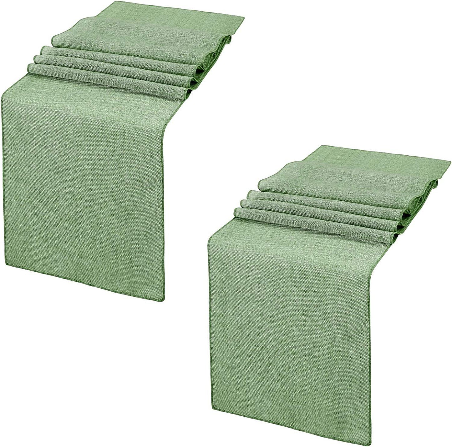 Burlap Table Runner Farmhouse Jute Table Runners 2 Pack 13 x 108 inch Khaki Burlap Fabric for Farmhouse Wedding Table Decorations - Lasercutwraps Shop