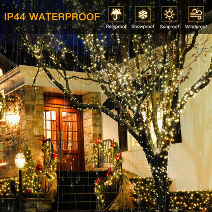 Outdoor String Lights 800LED/330FT with Remote for Wedding and Christmas - Lasercutwraps Shop