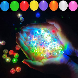 100pcs Multicolor LED Balloon Light,Round Led Flash Ball Lamp Mini Ball Light for Paper Lantern Balloon,Indoor Outdoor Party Event - Lasercutwraps Shop