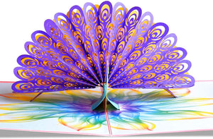 3D Pop Up Mothers Day Card,Mothers Day Greeting Cards Gifts for Mom Women Her,Mom Gifts Peacock Card - Lasercutwraps Shop