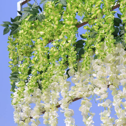 Artificial Wisteria Vine Hanging Garland Silk Long Hanging Bush Flowers String Wedding Birthday Home Party Decorations - Lasercutwraps Shop