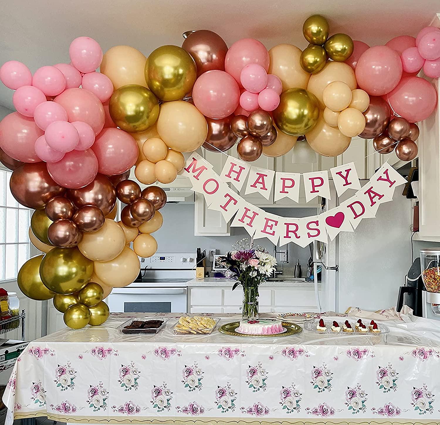 171pcs Rose Gold DIY Balloons Garland with Various Sizes Pink Blush White Balloons - Lasercutwraps Shop