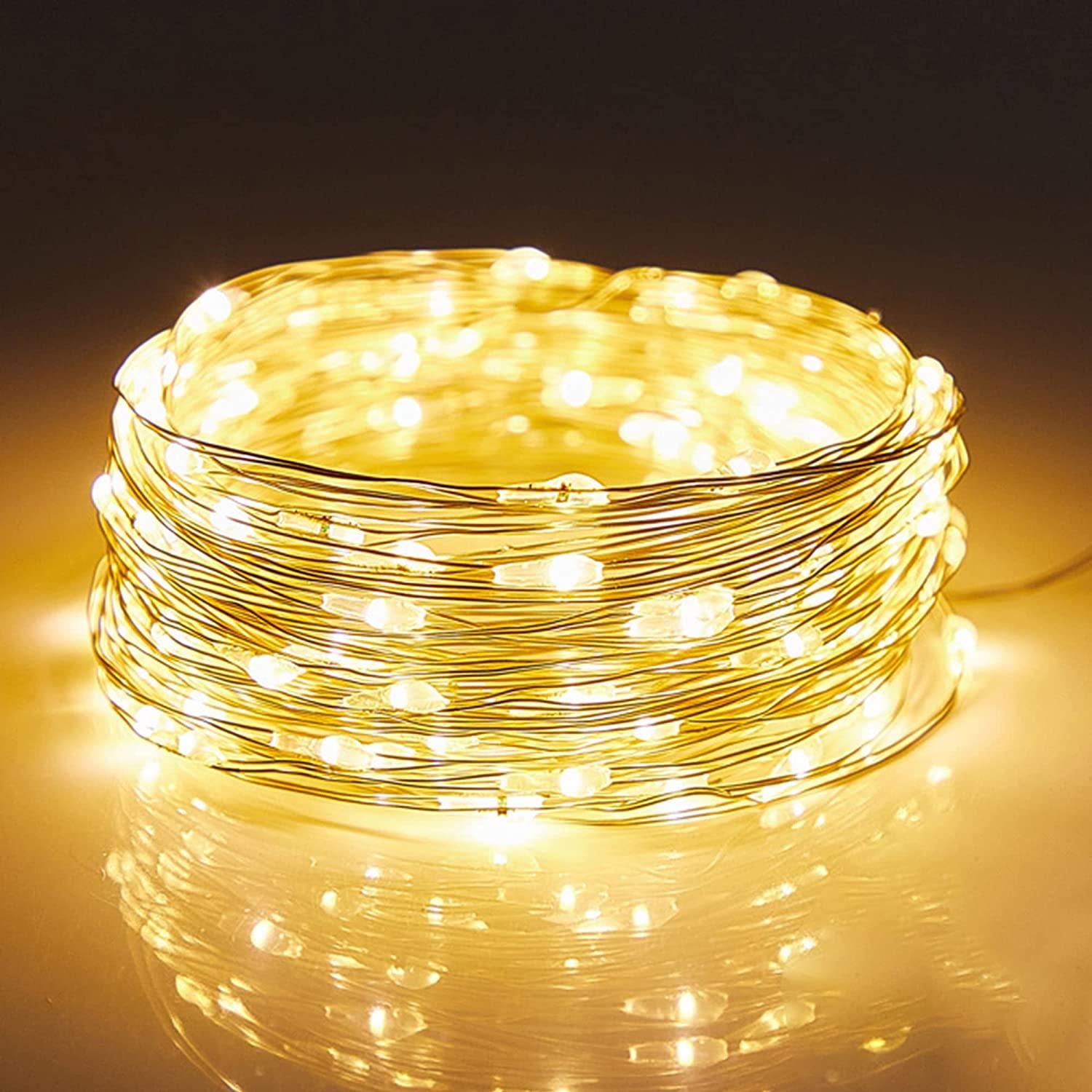 10 Roll Of Fairy Lights 33ft Energy Efficient Fairy String Lights Wate –  Lasercutwraps Shop, image size:1500x1500