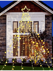 335LED Christmas Outdoor Star String Lights - Lasercutwraps Shop