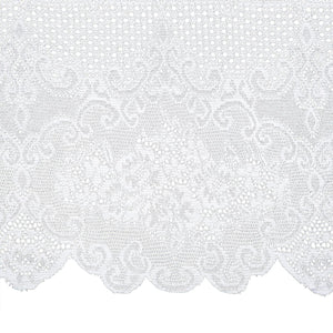 White Lace Tablecloth for Rectangular Tables, Vintage Style for Formal Dining, Dinner Parties, Wedding, Baby Shower (60 x 97 in) - Lasercutwraps Shop