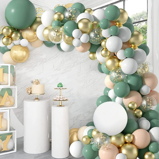 106pcs Birthday Balloon, Decorative Balloon, Romantic Party Balloon, Wedding Balloon, Valentine's Day Supplies Wedding Room Arrangements - Lasercutwraps Shop