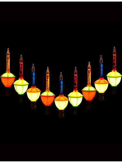 Christmas Bubble String Light, 9 Bubbles Lights, Old Fashion Vintage String Lights - Lasercutwraps Shop