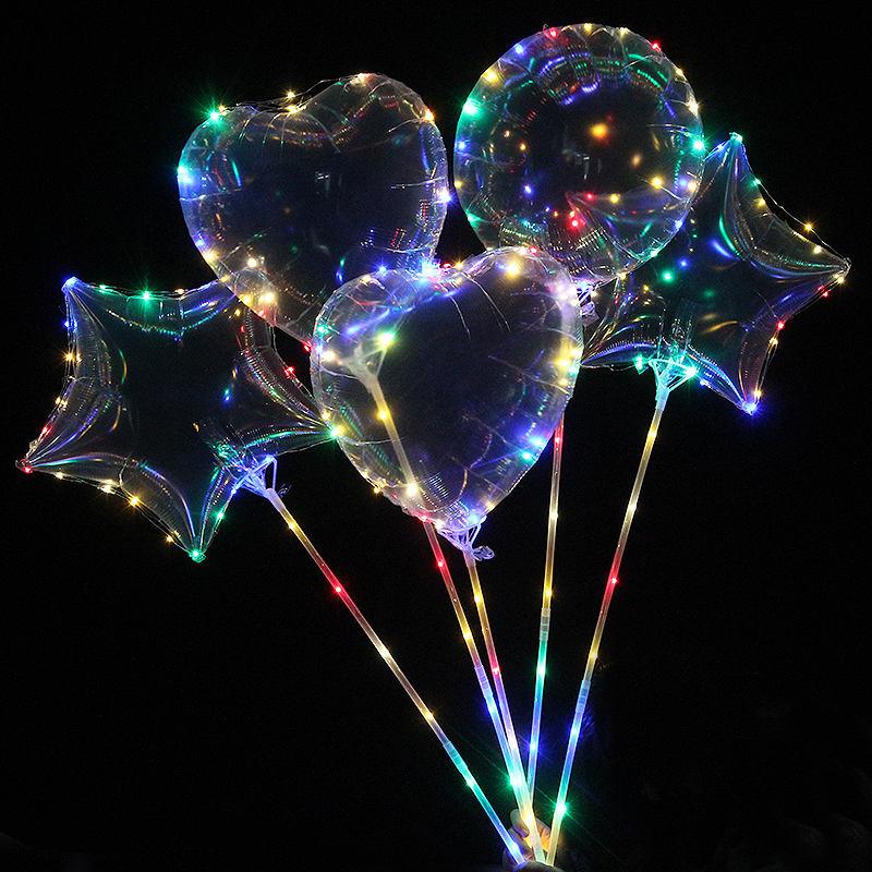 70cm Wedding Birthday Party Big Latex Stuffing Clear Balloons Foil Balloons Holder Sticks - Lasercutwraps Shop