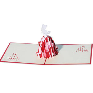 Handmade Wedding pop up card (Wedding Bride), 3D wedding card, Wedding Pop Up Anniversary Cards - Lasercutwraps Shop