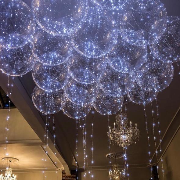 Twinkle and Shine: Reusable LED Bobo Balloons for Quinceañeras - Lasercutwraps Shop