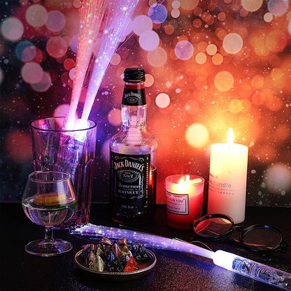 Lighted Fiber Optic Wands for Wedding Send off ideas for Your Wedding Exit - Lasercutwraps Shop