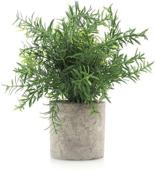 Mini Potted Plastic Fake Green Plant for Home Decor - Lasercutwraps Shop