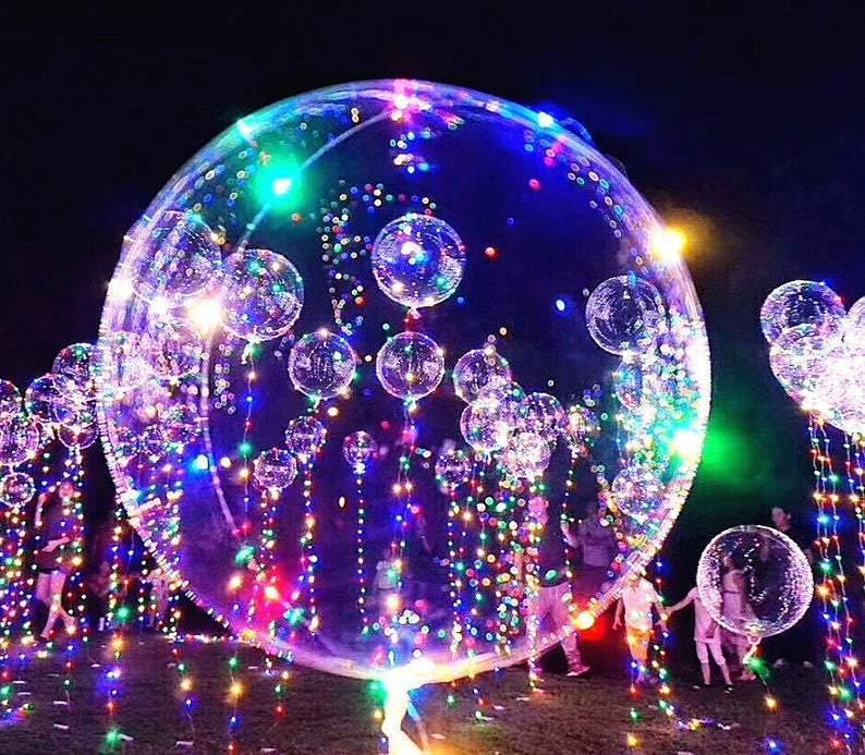 Reusable Led Bobo Balloon for Flower Bouquet / Party Decorations ...