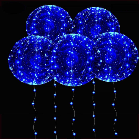 Reusable Blue Led Water Clear Bobo Balloon Ideas - Lasercutwraps Shop