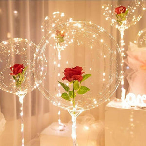 Reusable Led Bobo Balloon for Flower Bouquet / Party Decorations - Lasercutwraps Shop