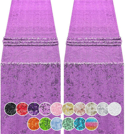 12x72 Inch Sequin Table Runner Glitter Table Runner for Party, Wedding, Bridal Baby Shower, Event Decorations - Lasercutwraps Shop