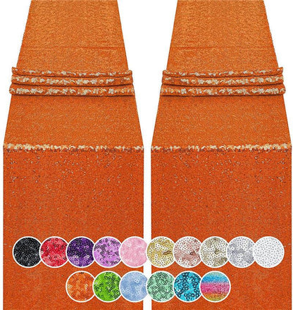 12x72 Inch Sequin Table Runner Glitter Table Runner for Party, Wedding, Bridal Baby Shower, Event Decorations - Lasercutwraps Shop