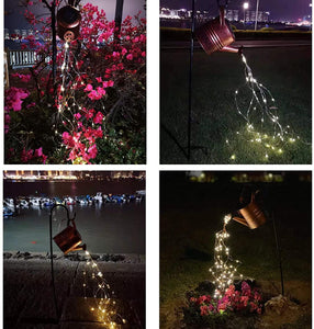 LED Copper Wire Firework Light Watering Can with Light - Lasercutwraps Shop