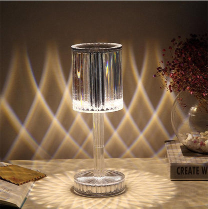 Touching Control Gatsby Crystal Lamp, Touching Control USB Rechargeable for Living Room, Bar, Restaurant - Lasercutwraps Shop