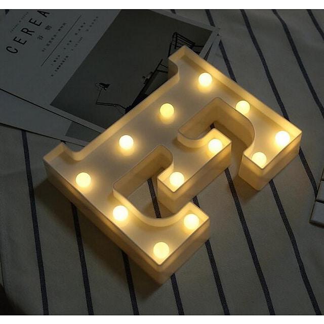 LED Letter Lights Sign 26 Letters Alphabet Light Up Letters Sign for Night Light Wedding Birthday Party Battery Powered - Lasercutwraps Shop