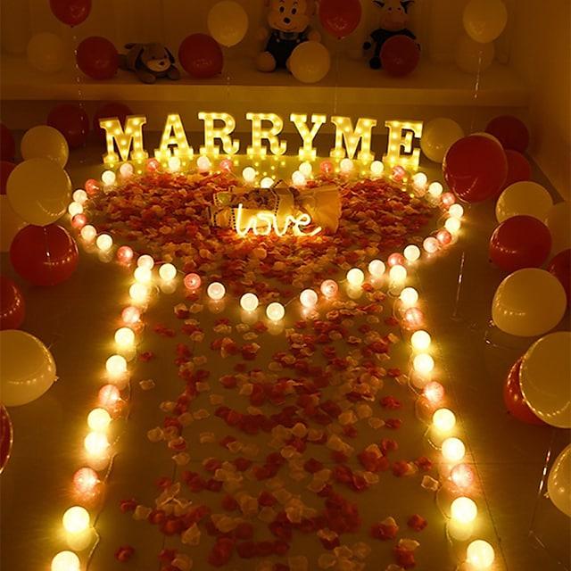 LED Letter Lights Sign 26 Letters Alphabet Light Up Letters Sign for Night Light Wedding Birthday Party Battery Powered - Lasercutwraps Shop