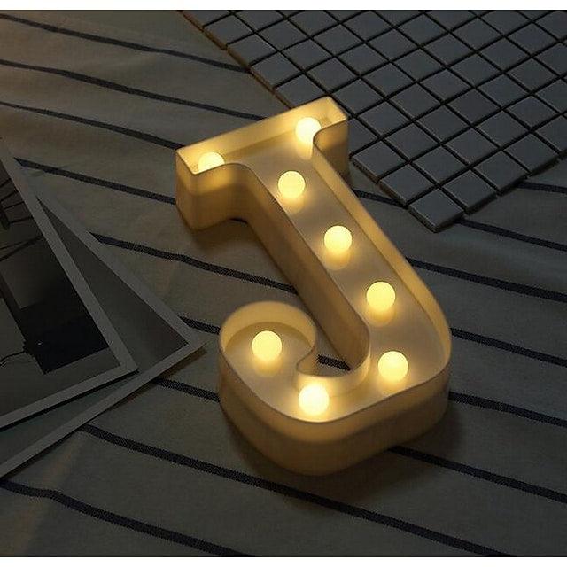 LED Letter Lights Sign 26 Letters Alphabet Light Up Letters Sign for Night Light Wedding Birthday Party Battery Powered - Lasercutwraps Shop