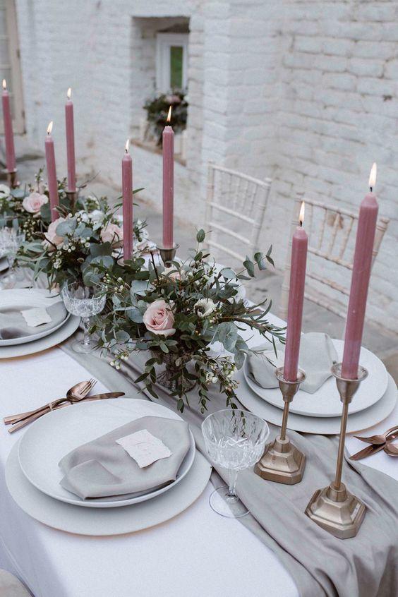 10ft Light Grey Chiffon Table Runner 28x120 Inches Romantic Wedding Runner Sheer Bridal Party Decorations - Lasercutwraps Shop
